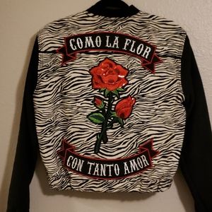 Selena custom zebra jacket